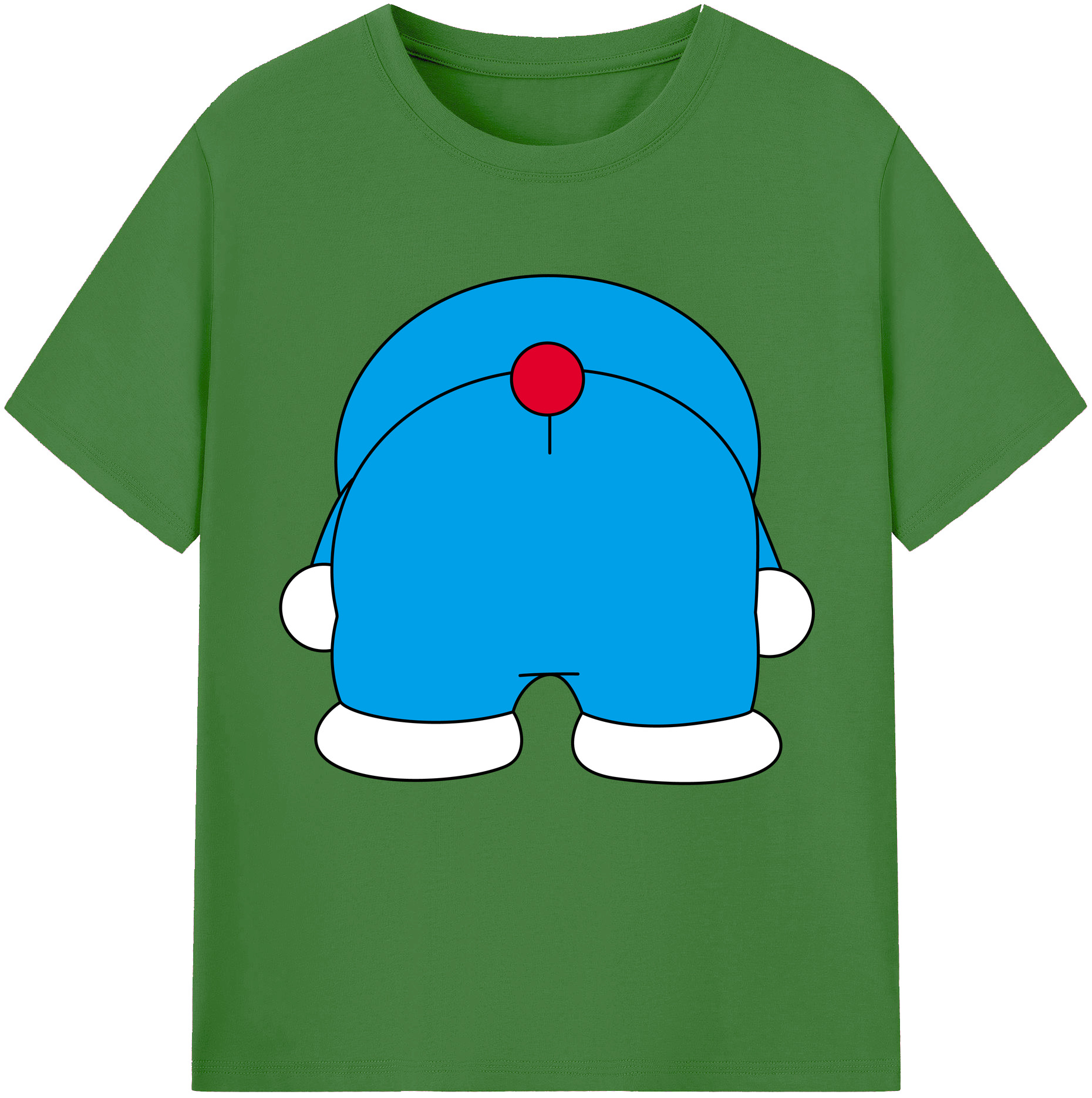 （画像用） ドラえもん Doraemon レディースカジュアルプリントTシャツ（綿100％）